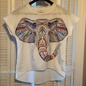 Decorative elephant shirt